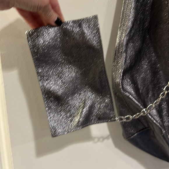 Gunmetal leather bag - Picture 3 of 4